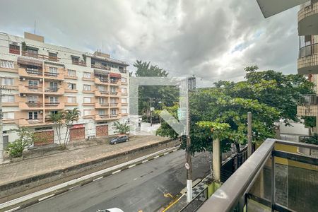 Varanda - vista de apartamento para alugar com 4 quartos, 102m² em Balneario Cidade Atlantica, Guarujá
