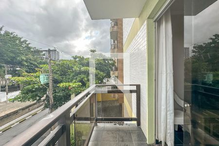 Varanda de apartamento para alugar com 4 quartos, 102m² em Balneario Cidade Atlantica, Guarujá