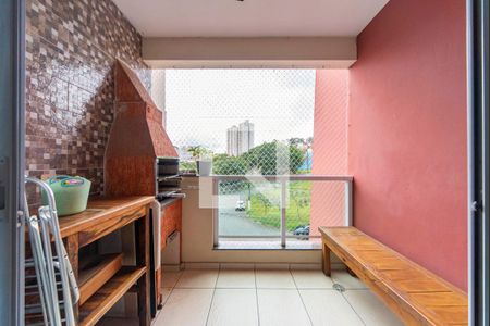 Varanda da Sala de apartamento para alugar com 3 quartos, 90m² em Parque São Vicente, Santo André
