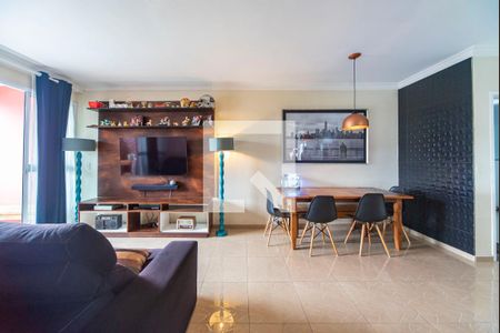 Sala de apartamento para alugar com 3 quartos, 90m² em Parque São Vicente, Santo André