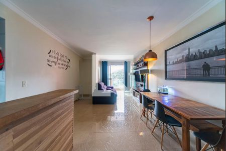 Sala de apartamento para alugar com 3 quartos, 90m² em Parque São Vicente, Santo André
