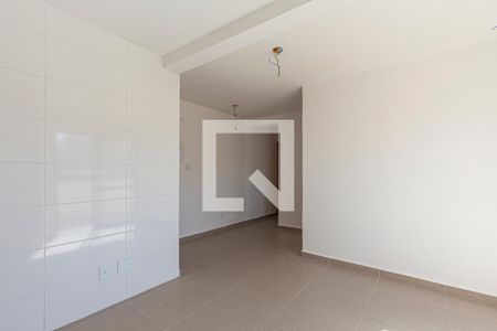 Sala e Cozinha de apartamento à venda com 2 quartos, 48m² em Jardim Ocara, Santo André