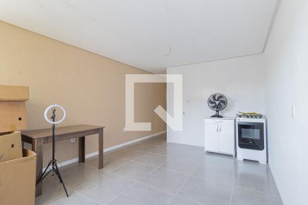 Sala/Cozinha de apartamento à venda com 2 quartos, 59m² em Nossa Senhora das Gracas, Canoas