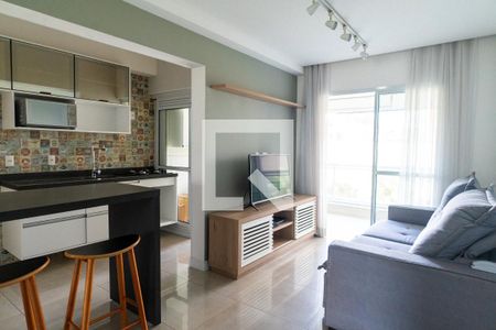 Sala de apartamento à venda com 1 quarto, 48m² em Vila Mascote, São Paulo