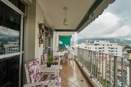 Varanda de apartamento à venda com 3 quartos, 119m² em Maracanã, Rio de Janeiro