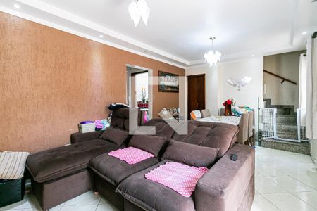 Sala de casa de condomínio para alugar com 3 quartos, 145m² em Chácara Seis de Outubro, São Paulo