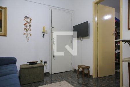 Sala de apartamento para alugar com 1 quarto, 50m² em Ponta da Praia, Santos