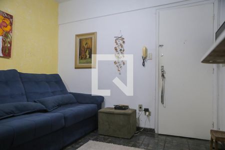 Sala de apartamento para alugar com 1 quarto, 50m² em Ponta da Praia, Santos