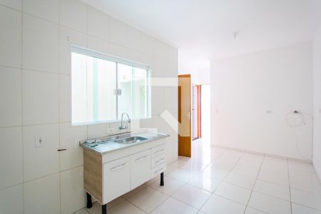 Sala/Cozinha de apartamento à venda com 2 quartos, 47m² em Cidade São Jorge, Santo André