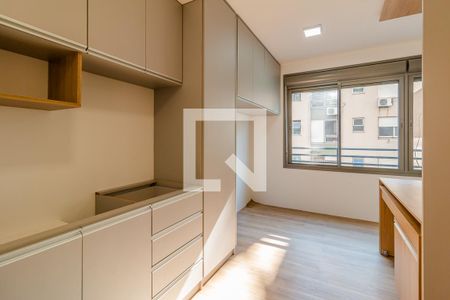 Sala/Cozinha de kitnet/studio para alugar com 1 quarto, 24m² em Centro Histórico, Porto Alegre