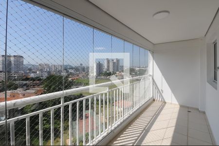 Varanda da Sala de apartamento para alugar com 3 quartos, 91m² em Vila Lusitania, São Bernardo do Campo