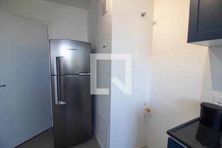 Cozinha de apartamento para alugar com 1 quarto, 24m² em Santo Amaro, São Paulo