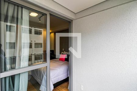 Varanda de kitnet/studio para alugar com 1 quarto, 20m² em Chacara Santo Antonio, São Paulo