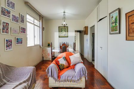 Sala de apartamento à venda com 3 quartos, 86m² em Santa Tereza, Belo Horizonte