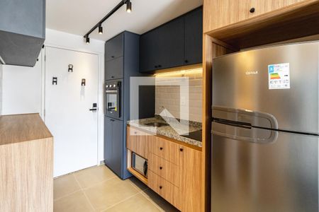 Studio - Cozinha de apartamento à venda com 1 quarto, 28m² em Vila Mariana, São Paulo