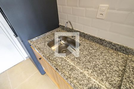 Studio - Cozinha - Torneira de apartamento à venda com 1 quarto, 28m² em Vila Mariana, São Paulo