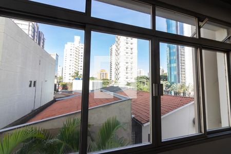 Sala, vista  de apartamento para alugar com 2 quartos, 72m² em Campo Belo, São Paulo