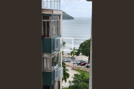 Vista da Sala de apartamento para alugar com 1 quarto, 62m² em Ponta da Praia, Santos