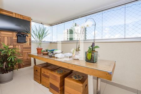 Varanda da Sala de apartamento à venda com 4 quartos, 127m² em Buritis, Belo Horizonte