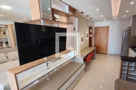 Sala de apartamento para alugar com 1 quarto, 46m² em Bosque das Juritis, Ribeirão Preto