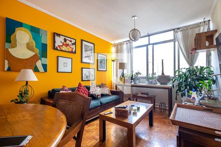 Sala de apartamento à venda com 3 quartos, 100m² em Jardim Paulista, São Paulo