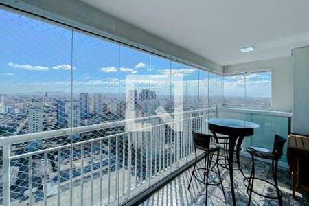 Varanda da Sala de apartamento para alugar com 2 quartos, 69m² em Brás, São Paulo