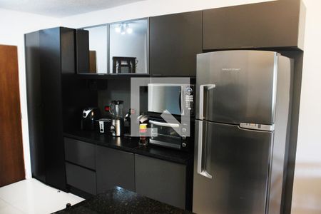 Cozinha de apartamento para alugar com 1 quarto, 50m² em Itararé, São Vicente