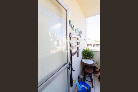 Varanda da Sala de apartamento à venda com 3 quartos, 68m² em Ipiranga, Belo Horizonte