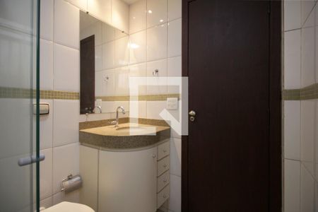 Banheiro da Suíte de apartamento à venda com 3 quartos, 90m² em Carmo, Belo Horizonte