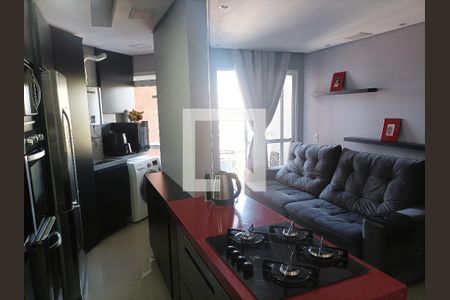 Sala/Cozinha de apartamento à venda com 2 quartos, 56m² em Vila Prudente, São Paulo