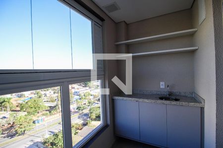 Varanda da Sala de apartamento para alugar com 2 quartos, 54m² em Jardim Santa Rosália, Sorocaba