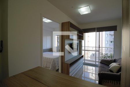 Sala  de apartamento para alugar com 1 quarto, 31m² em Panamby, São Paulo