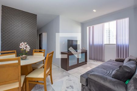 Sala de apartamento para alugar com 3 quartos, 80m² em Buritis, Belo Horizonte