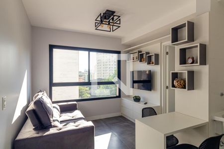 Sala de apartamento para alugar com 1 quarto, 27m² em República, São Paulo