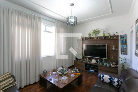 Sala de apartamento à venda com 3 quartos, 120m² em Colégio Batista, Belo Horizonte