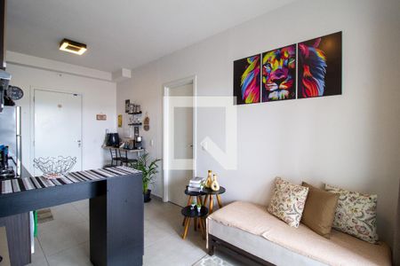 Sala de apartamento para alugar com 1 quarto, 38m² em Vila Carvalho, Sorocaba