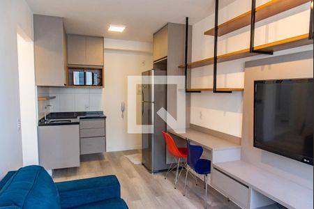 Sala/cozinha de apartamento para alugar com 1 quarto, 30m² em Vila Mariana, São Paulo