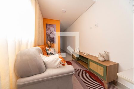 Sala de apartamento à venda com 2 quartos, 110m² em Vila Alto de Santo Andre, Santo André