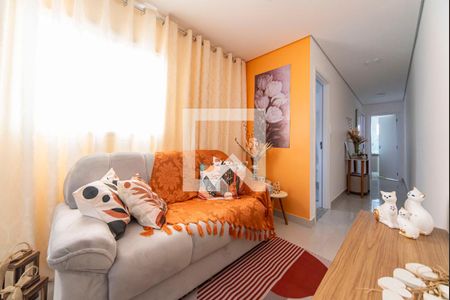 Sala de apartamento à venda com 2 quartos, 110m² em Vila Alto de Santo Andre, Santo André