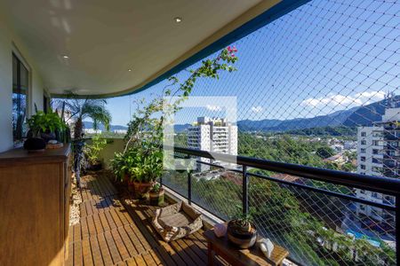Varanda de apartamento à venda com 4 quartos, 148m² em Recreio dos Bandeirantes, Rio de Janeiro