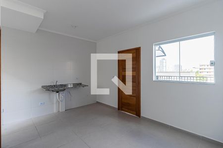 Sala / Cozinha de apartamento para alugar com 1 quarto, 42m² em Vila Esperança, São Paulo