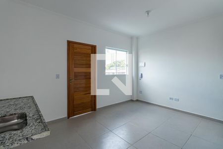 Sala / Cozinha de apartamento para alugar com 1 quarto, 42m² em Vila Esperança, São Paulo