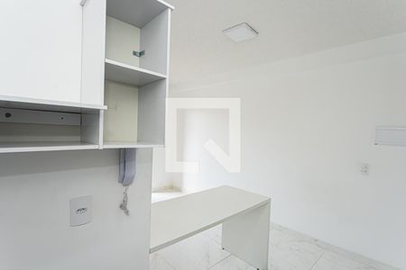 Sala e cozinha de apartamento para alugar com 1 quarto, 28m² em Freguesia do Ó, São Paulo