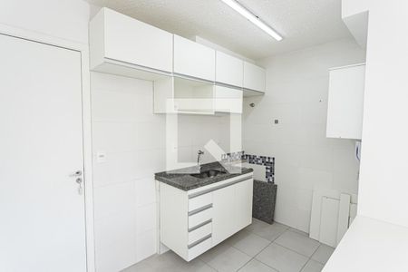 Sala e cozinha de apartamento para alugar com 1 quarto, 28m² em Freguesia do Ó, São Paulo