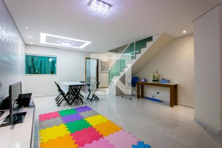 Sala de casa à venda com 3 quartos, 220m² em Vila Alzira, Santo André