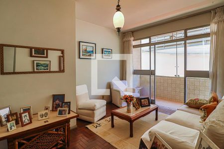 Sala de Estar de apartamento à venda com 3 quartos, 146m² em Colégio Batista, Belo Horizonte