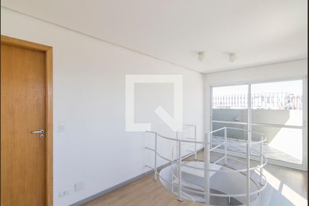 Hall da Escada Cobertura de apartamento para alugar com 3 quartos, 141m² em Jardim, Santo André