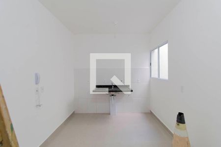 Sala e Cozinha Integrada  de apartamento à venda com 1 quarto, 36m² em Vila Ré, São Paulo