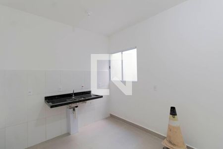 Sala e Cozinha Integrada  de apartamento à venda com 1 quarto, 36m² em Vila Ré, São Paulo