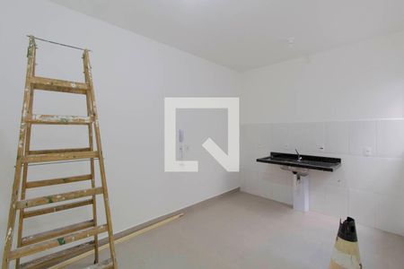 Sala e Cozinha Integrada  de apartamento à venda com 1 quarto, 36m² em Vila Ré, São Paulo